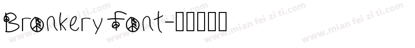 Bronkery Font字体转换